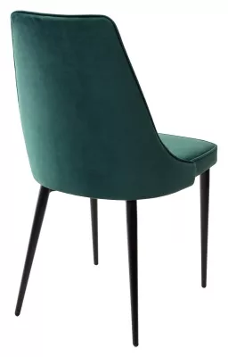 Стул NEPAL-P ЗЕЛЕНЫЙ #19, велюр/ черный каркас М-City