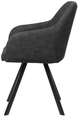 Стул TRAVIS RU-08 PU антрацит, экокожа М-City