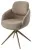 Стул ГРЕЙС (GRACE) 360 град. цвет БЕЖЕВЫЙ PENA-120 / G1229-3, ткань / ШАМПАНЬ  каркас, ®DISAUR