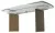 Стол КАЛВИН (CALVIN) 180 цвет КАРРАРА (SEMI-POLISHED SNOW CARRARA SOLID CERAMIC / СЕРЫЙ ДУБ, ®DISAUR