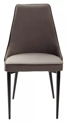 Стул NEPAL-P ГРАФИТ #14, велюр/ черный каркас М-City