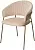 Стул ГЕММА, цвет H-06 Бежевый, велюр / шампань каркас