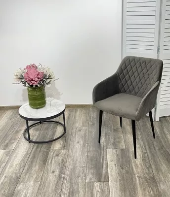 Стул BRANDY-X ГРАФИТ #14, велюр / черный каркас М-City