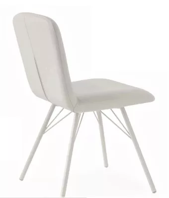 Стул EMMA CB/1662-SK mt.P94 Matt Optic white/ S92 Skuba Optic White