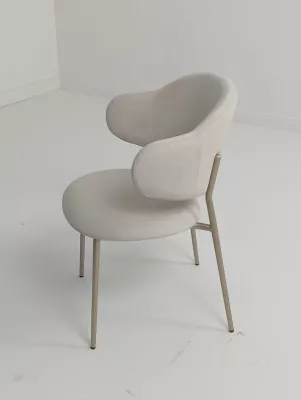 Стул SIENA MOHAIR-103 светлый латте, ткань / шампань, ®DISAUR