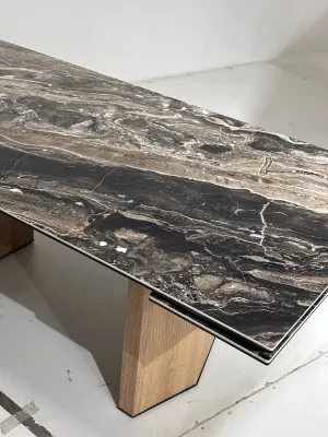 Стол МОЦАРТ 200 AMADEUS POLISHED, керамика / Дуб монтана М-City