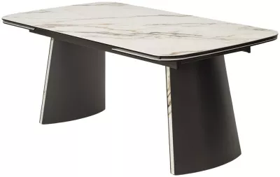 Стол VALDEMAR 180 KL-188 итальянская керамика, стекло/ каркас темно-серый/Kl-188, ®DISAUR