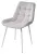Стул ХОФМАН, цвет H-09 Светло-серый, велюр / белый каркас М-City Стул ХОФМАН, цвет H-09 Светло-серый, велюр / белый каркас М-City