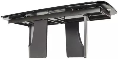 Стол БИРГЕР (BIRGER) 200 цвет KL-188 Контрастный мрамор, итал./ Темно-серый, ®DISAUR