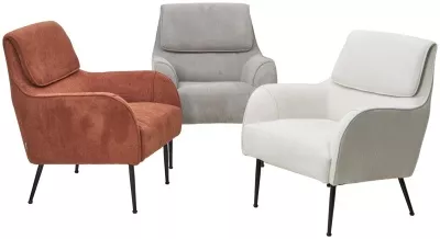 Кресло MAGDA Cato-16 серый, ткань / черный каркас, ®DISAUR