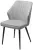Стул SEATTLE-V СВЕТЛО-СЕРЫЙ BM-4, велюр / черный каркас М-City Стул SEATTLE-V СВЕТЛО-СЕРЫЙ BM-4, велюр / черный каркас М-City