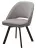 Стул DUNA 360 град. поворот. B22 Серый, велюр / черный каркас, М-City