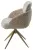 Стул ГРЕЙС (GRACE) 360 град., цвет ЛАТТЕ PENA-110 / HUNTER-120, ткань / ШАМПАНЬ каркас, ®DISAUR