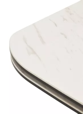 Стол VALDEMAR 180 KL-99 итальянская керамика, стекло/ каркас темно-серый/Kl-99, ®DISAUR