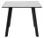 Стол ТИК ТАК 90  цвет ОНИКС, керамика / Черный каркас