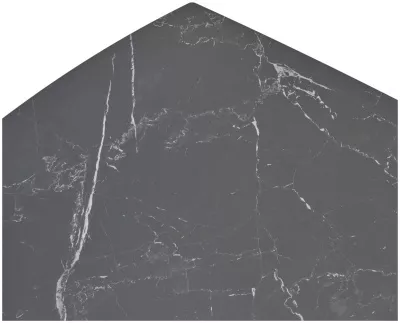 Стол BALDE 140 MATT BLACK MARBLE SOLID CERAMIC / BLACK, ®DISAUR