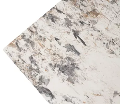 Стол БРИАН (BRIAN) 200 ЦВЕТ ПАНДОРА (MATTE PANDORA) керамика на стекле/ ОРЕХ, ®DISAUR