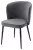 Стул МИЛАНО цвет B28 Темно-серый, велюр / черный каркас