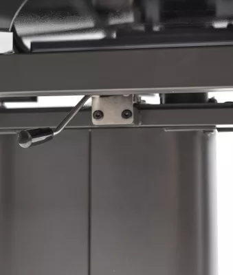 Стол KAI 140 TL-110 поворотная система раскладки, испанская керамика / Темно-серый / Черный, ®DISAUR