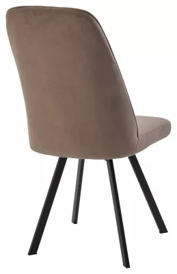 Стул ПРОВАНС 360 град. поворот. цвет B5 Капучино, велюр / черный каркас