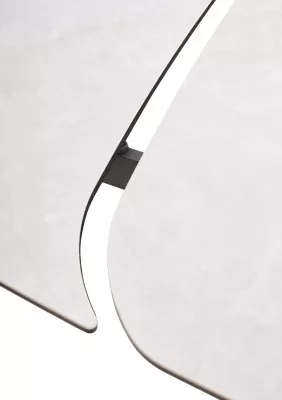 Стол ALVIS 180 TL-319, испанская керамика / темно-серый  каркас, ®DISAUR