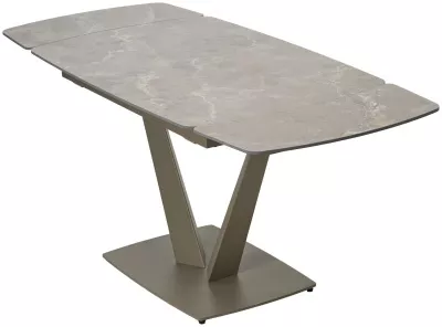 Стол ALATRI 120 MATT LATTE STONE SOLID CERAMIC / TAUPE, ®DISAUR