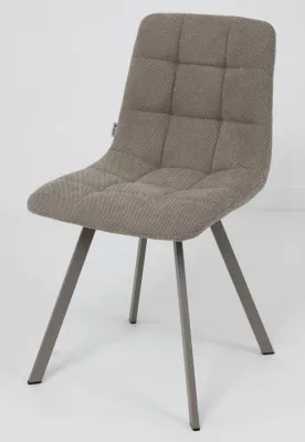 Стул CHILLI SQUARE 355А-04, ткань/ латте каркас М-City