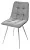 Стул CHILLI-Q светло-серый #26, велюр / белый каркас, 4 шт/ 1 к, М-City