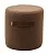 Пуф для гостиной HARTA NINI-02 Тауп, teddy  / TKS-03 темно-коричневый, экокожа М-City