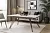 Стол АСЕРРА-1 (ACERRA-1) 160 см - 240 см раскладной, GLOSS GRAND JADE, керамика/ ШАМПАНЬ, ®DISAUR