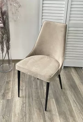 Стул NEPAL-P ЛАТТЕ #25, велюр/ черный каркас М-City