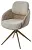 Стул ГРЕЙС (GRACE) 360 град., цвет ЛАТТЕ PENA-110 / HUNTER-120, ткань / ШАМПАНЬ каркас, ®DISAUR