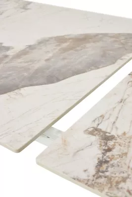 Стол ESMIR 180 GLOSS LUXURY PANDORA SOLID CERAMIC/орех, ®DISAUR