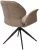 Стул ЛЕННЕ (LENNE) 360 град. поворот., цвет ЛАТТЕ MILAN-430/ MOHAIR-440, ткань/ Черный, ®DISAUR Стул ЛЕННЕ (LENNE) 360 град. поворот., цвет ЛАТТЕ MILAN-430/ MOHAIR-440, ткань/ Черный, ®DISAUR