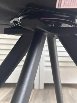 Стул GALAXY, 360 град. поворот. B5 Капучино, велюр / черный каркас, М-City