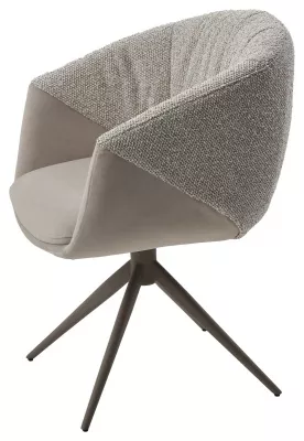 Стул ГИССЕН (GISSEN) 360 град., цвет ЛАТТЕ RIELY-111 / V885-3, ткань / ЛАТТЕ, ®DISAUR