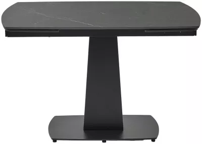 Стол BALDE 140 MATT BLACK MARBLE SOLID CERAMIC / BLACK, ®DISAUR