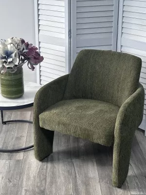 Кресло CUBE OTE SEA-360 Зеленый, ткань/каркас металл в тканевой обивке OTE SEA 360 ®DISAUR