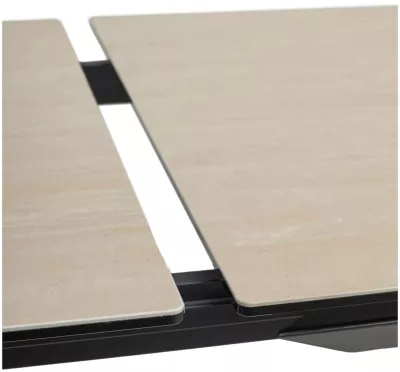 Стол CREMONA 180 TL-142, испанская керамика / черный каркас, ®DISAUR