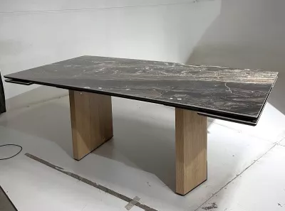 Стол МОЦАРТ 200 AMADEUS POLISHED, керамика / Дуб монтана М-City