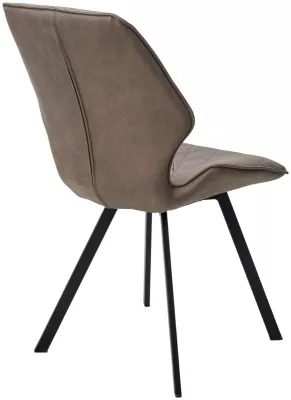 Стул РАФАЭЛЬ, цвет Style-04 Таупе, ткань под нубук / черный каркас М-City