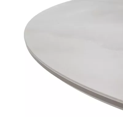 Стол БОНЖУР 100 ОНИКС БЕЖЕВЫЙ, стекло / ЛАТТЕ каркас М-City