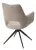 Стул ДАВЕН (DAVEN) 360 град, цвет КРЕМОВЫЙ RIELY-111 / G1038-10, ткань / ТЕМНО-СЕРЫЙ каркас, ®DISAUR Стул ДАВЕН (DAVEN) 360 град, цвет КРЕМОВЫЙ RIELY-111 / G1038-10, ткань / ТЕМНО-СЕРЫЙ каркас, ®DISAUR