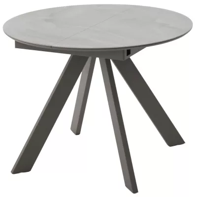 Стол БОНЖУР 100 ОНИКС БЕЖЕВЫЙ, стекло / ЛАТТЕ каркас М-City