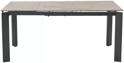 Стол CORNER 120 GLOSS AMBER JADE SOLID CERAMIC / BLACK, ®DISAUR