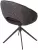 Стул ANABEL 360 град. поворот Черный  Maison 99# / OTE COBBLE 457 / серый каркас, ®DISAUR