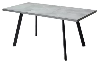 Стол БРИК М (BRICK M) 120 Бетон Портленд/ Черный