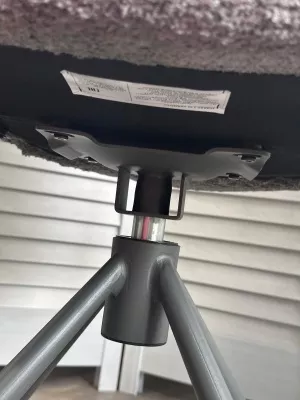 Стул VARDY 360 град.поворот. Темно-серый  букле XD841-16 / Серый, ®DISAUR