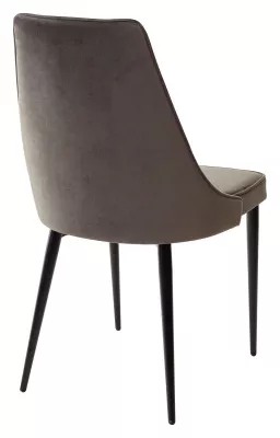 Стул NEPAL-P ГРАФИТ #14, велюр/ черный каркас М-City