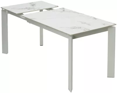 Стол CORNER 120 GLOSS GOLDEN JADE SOLID CERAMIC / WHITE, ®DISAUR